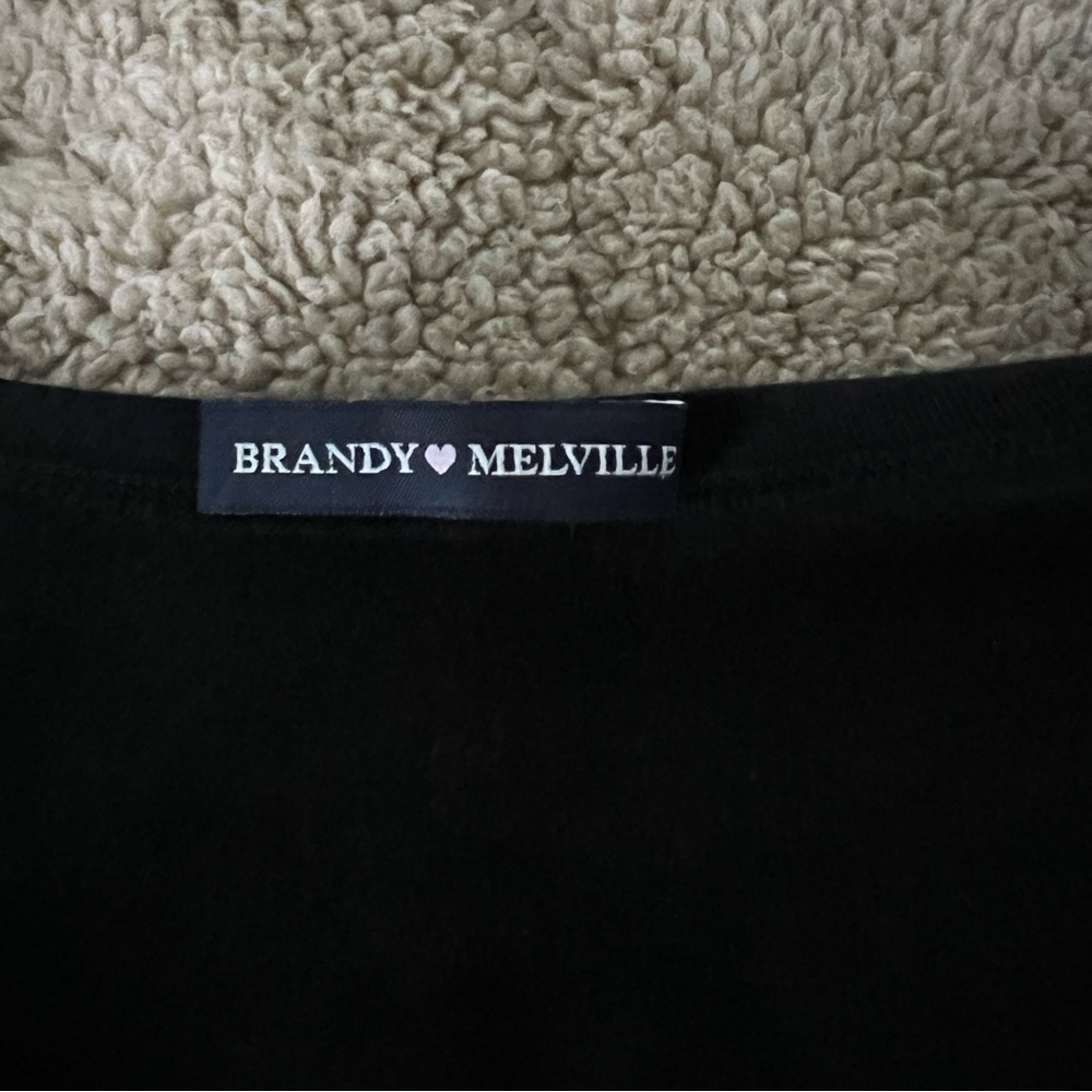 Black brandy Melville ballerina look Crop Top